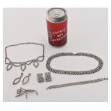 Lot de bijoux en pierres du Rhin