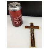 Crucifix, plastique, bois et métal, Italie