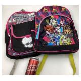 2 sacs à dos Monster High