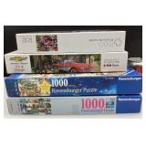 4 casse-tête, dont Ravensburger et Eurographics