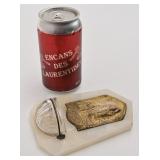 Bénitier Sainte-Anne-de-Beaupré, en verre,