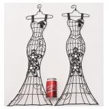 2 supports muraux pour bijoux