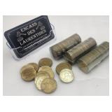 Lot de pièces de monnaie de Belgique