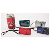 4 caméras numériques