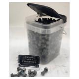 300 boulons 3/8'', avec écrous, dans chaudière