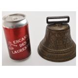 Cloche antique, en laiton, Chiantel Fondeur