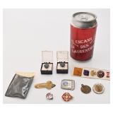 Lot d'épiglettes de collection, dont Pégase,