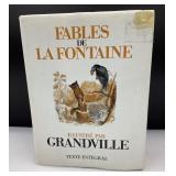 Livre Les fables de La Fontaine, illustré par