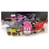 6 jouets hélicoptères