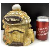 Jarre à biscuits / à noix Nut House, vintage