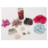 Fleurs décoratives broches et accessoires