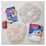 Différentes têtes de vadrouilles