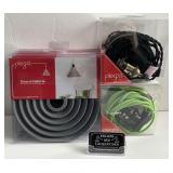 4 abat-jour et 4 fils pour lampes