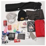 Lot d'objets promotionnels, dont couverture