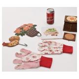 Lot d'objets thématique décor champêtre,