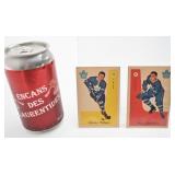 2 anciennes cartes de hockey, 1958-59,