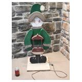 *Décoration de Noël lumineuse, en bois,