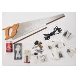 Scie et quincaillerie