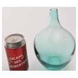 Vase en verre soufflé bullicante