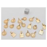 19 pendentifs des signes du zodiaque