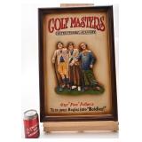 Cadre 3D les Three Stooges au golf, 14'' x 21''