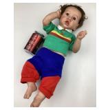 Poupée reborn réaliste, nouveau-né