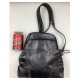 Sac à bandoulière / bourse Veneto, en cuir