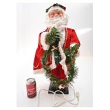 Père Noël lumineux et animé