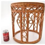 Table d'appoint, en rotin, vintage