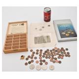 Lot numismastique, dont livre La monnaie