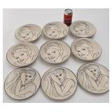 3 assiettes et 6 bols Francesca 6153