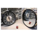 Miroir rond, avec grosse corde style bateau,
