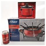 Service à fondue Oster et mini mijoteuse