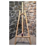 *Chevalet de peinture, hauteur : 69''