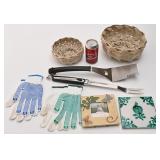 Lot varié, dont ustensiles à BBQ