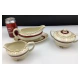 Crémier, sucrier et saucier Norton, Wood's