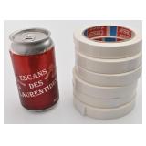 6 rouleaux de ruban double face, neufs
