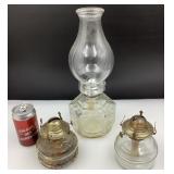 Lot de lampes à l'huile