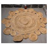 Tapis en jute, diamï¿½tre : 48''