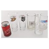 5 verres et chopes de hockey