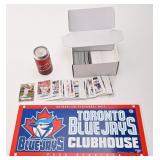 Lot de cartes de baseball, avec affiche en