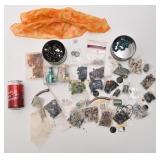 Lot de piï¿½ces pour fabrication de bijoux.