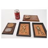 Lot de plaques murales, dont Tour du CN