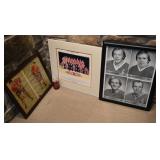 2 cadres et 1 affiche des Canadiens de Montrï¿½al