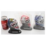 3 mini masques de gardiens de but, 1996