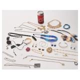 Lot de bijoux, dont Marvel, CN, argent 925,