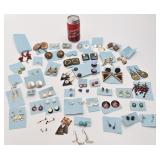 Lot de boucles d'oreilles