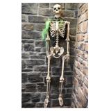 *Squelette en plastique, 6', les membres se