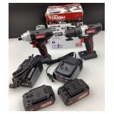 2 perceuses Hyper Tough, avec 2 batteries et