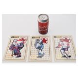 3 cartes de hockey Pinnacle Beehive CHL future